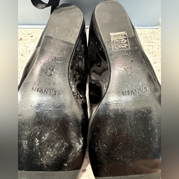 Lanvin patent leather ballet flat sz 40 - Picture 3 of 5